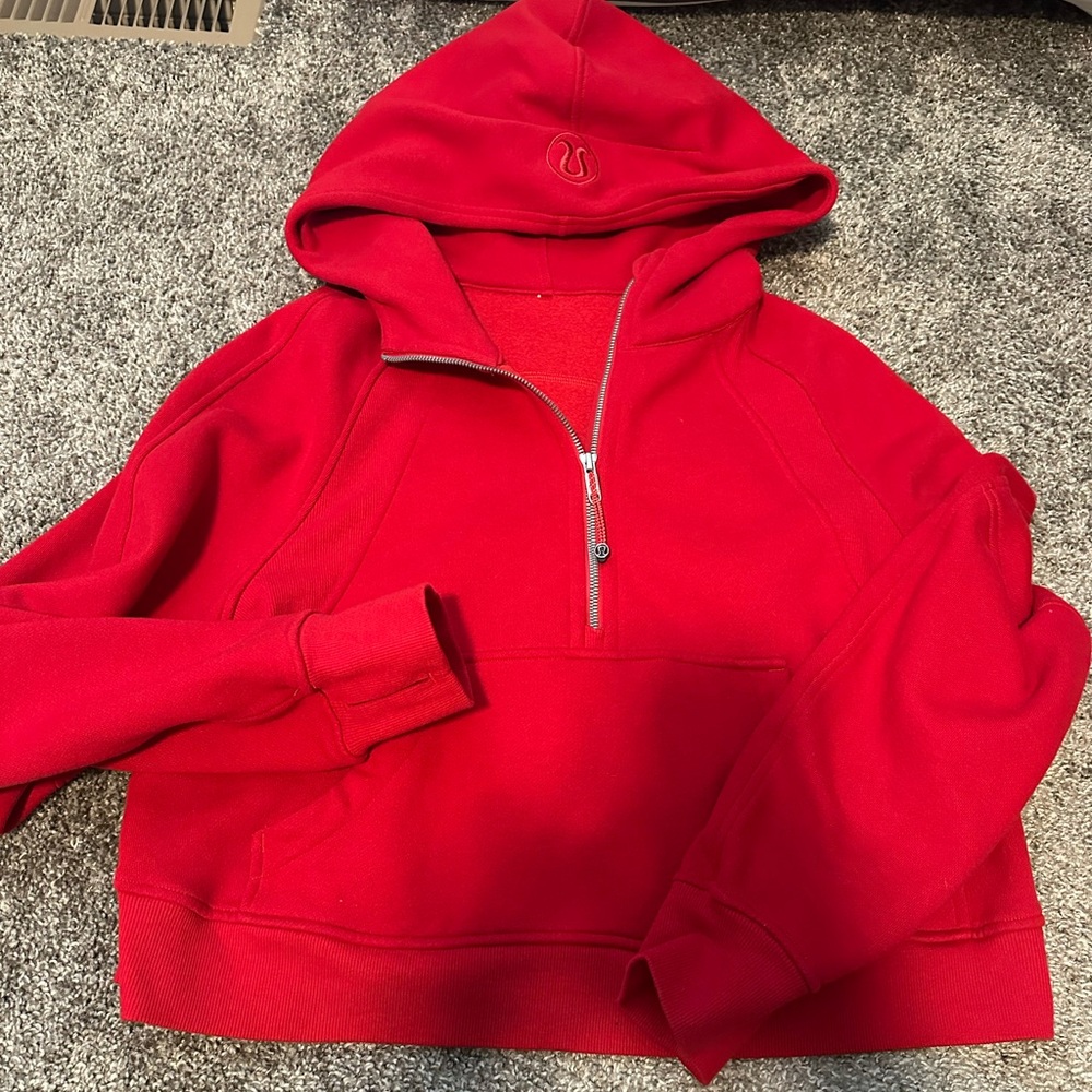 lululemon athletica Red Hoodie